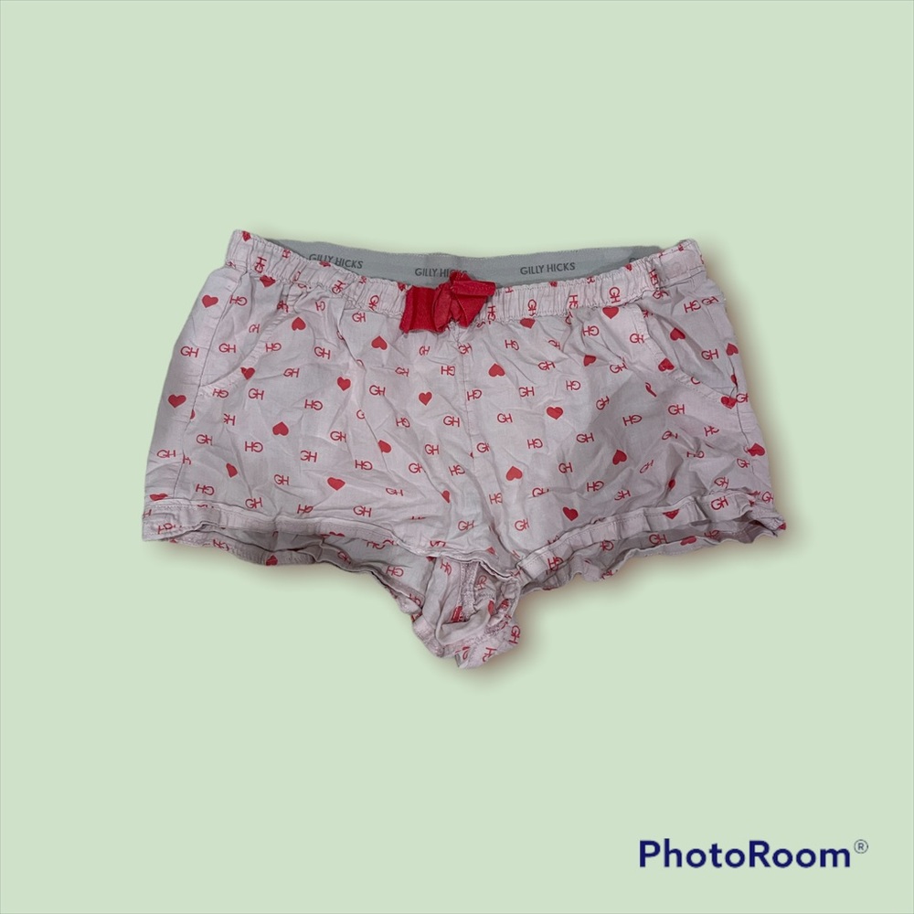 Heart pattern shorts